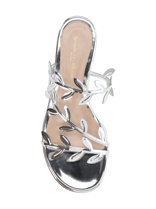 Silver-tone sandal GIANVITO ROSSI | G1568005RICMETARGE